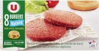 Burgers ronds nature 80% Viande de Boeuf Française 20% de matière grasse