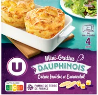 Mini gratin dauphinois 4x120g 480g
