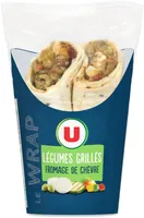 Sandwich Wrap légumes grillés et fromage de chèvre, 180g