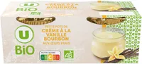Petits pots de crème à la vanille bourbon 2x100g