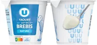 Yaourt au lait de brebis nature 3%MG, 4x125g