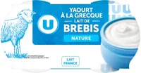 Yaourt à la grecque au lait de brebis nature 2x150g
