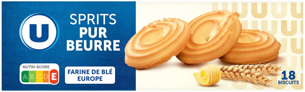 Gâteau Sprits au beurre paquet de 400g