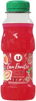 Eau fruitée au jus de fraise