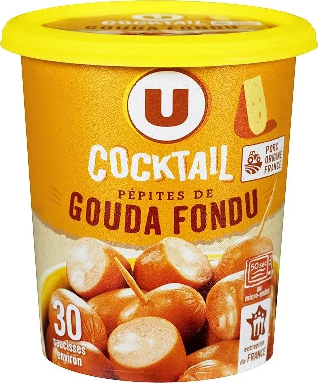 Saucisses cocktail pépites de gouda