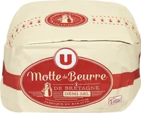 Beurre de baratte demi-sel 80% de MG