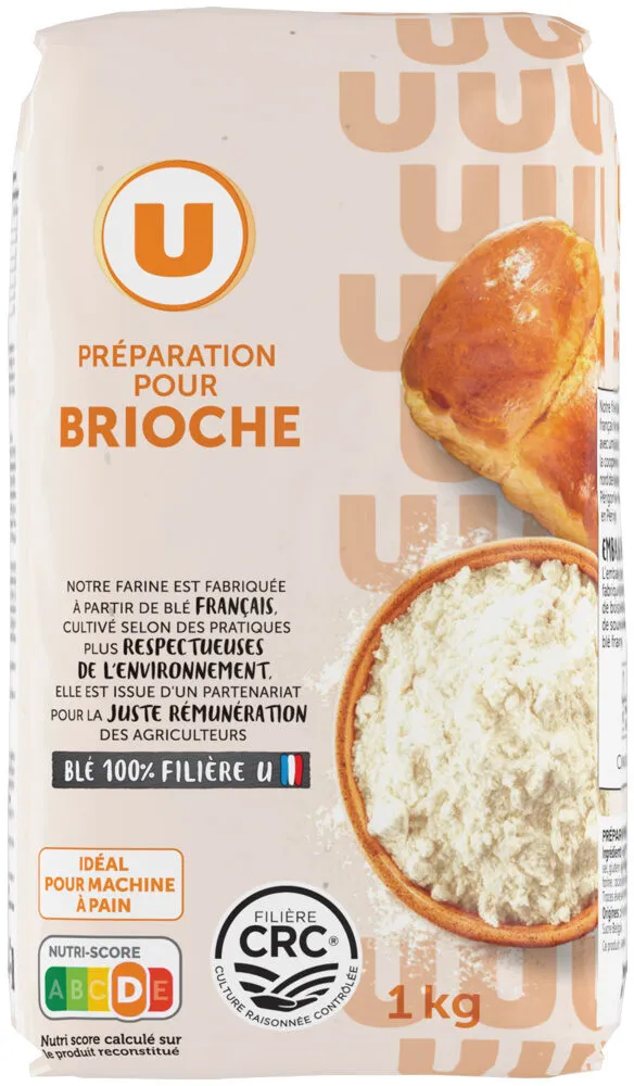 Mélange de farines boulangères pour pain brioché 1kg