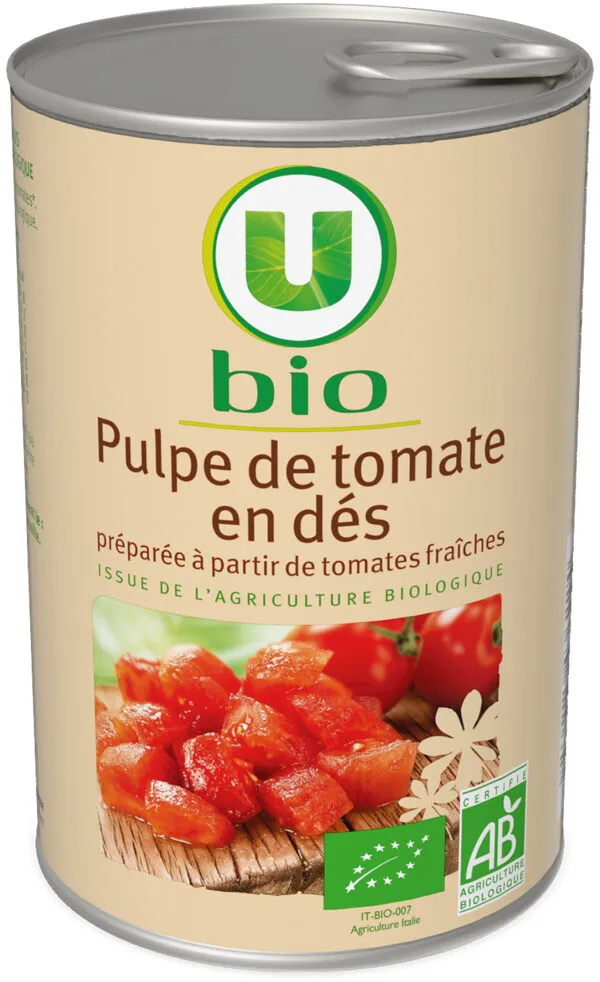 Tomates pelées concassées au jus