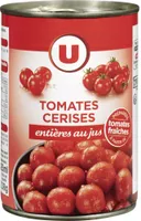 Tomates cerises entières au jus