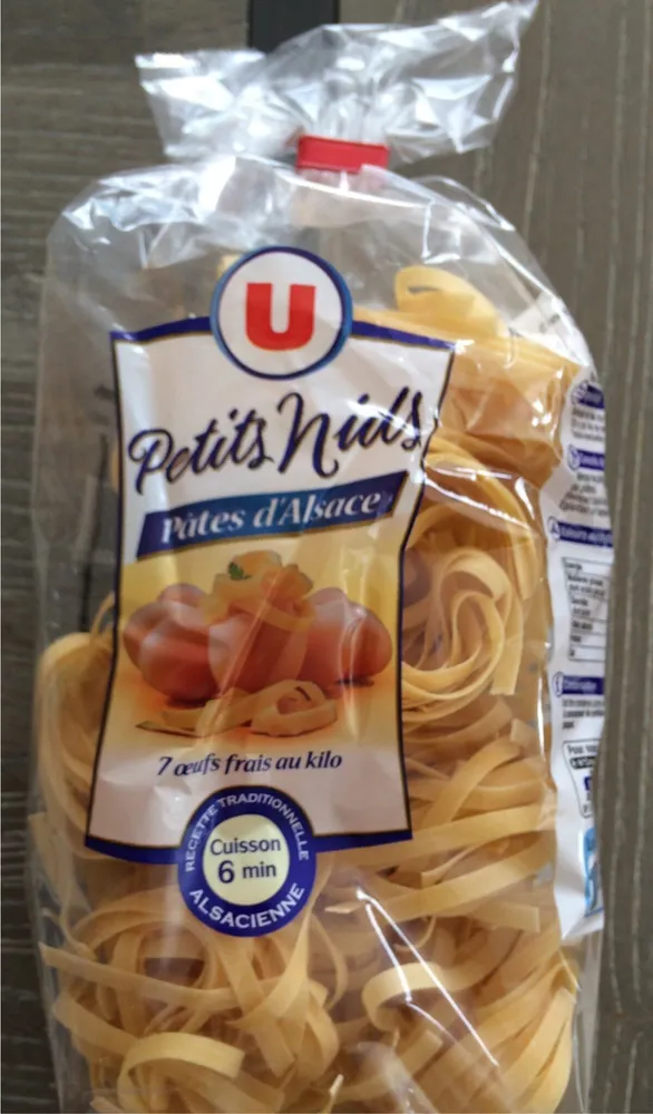 Petits nids pâtes d'Alsace