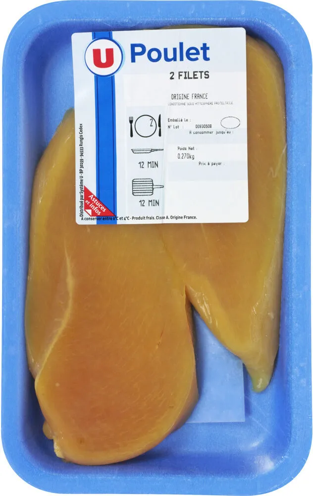 Filet de poulet jaune, 2 pièces