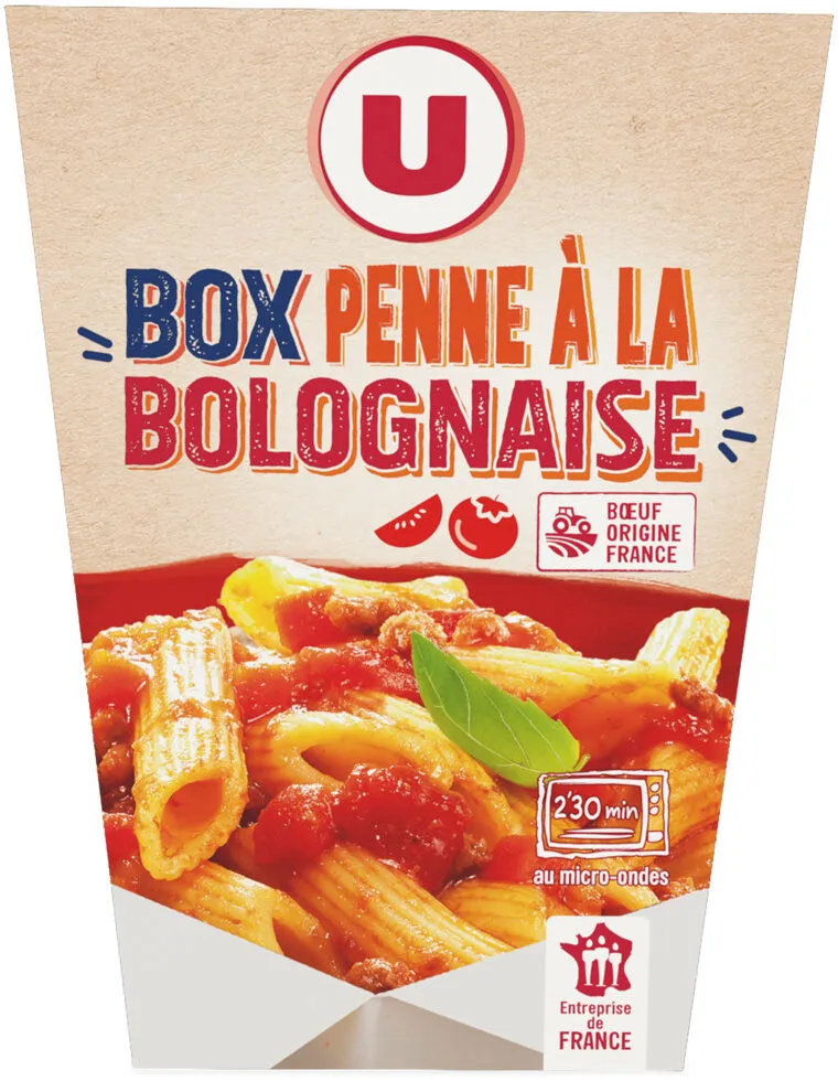 Box penne à la bolognaise