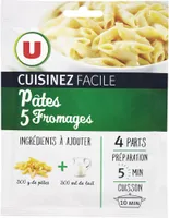 Pâtes 5 fromages cuisinez facile