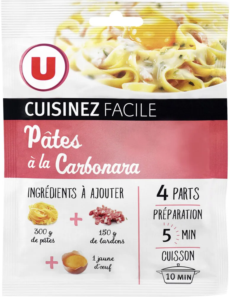 Pâtes carbonara cuisinez facile