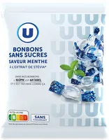 Bonbons menthe sans sucres aux extraits de stévia 120g