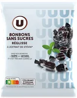 Bonbons à la réglisse sans sucre stevia sachet de 120g