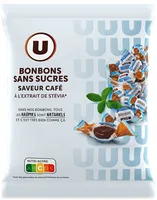 Bonbons saveur café sans sucre stevia 120g