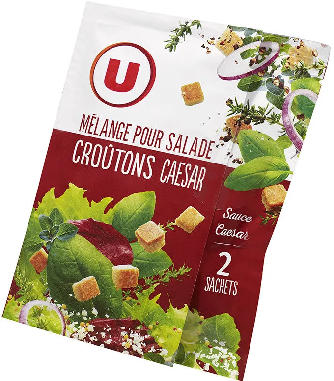 Mélange pour salade croûtons sauce caesar