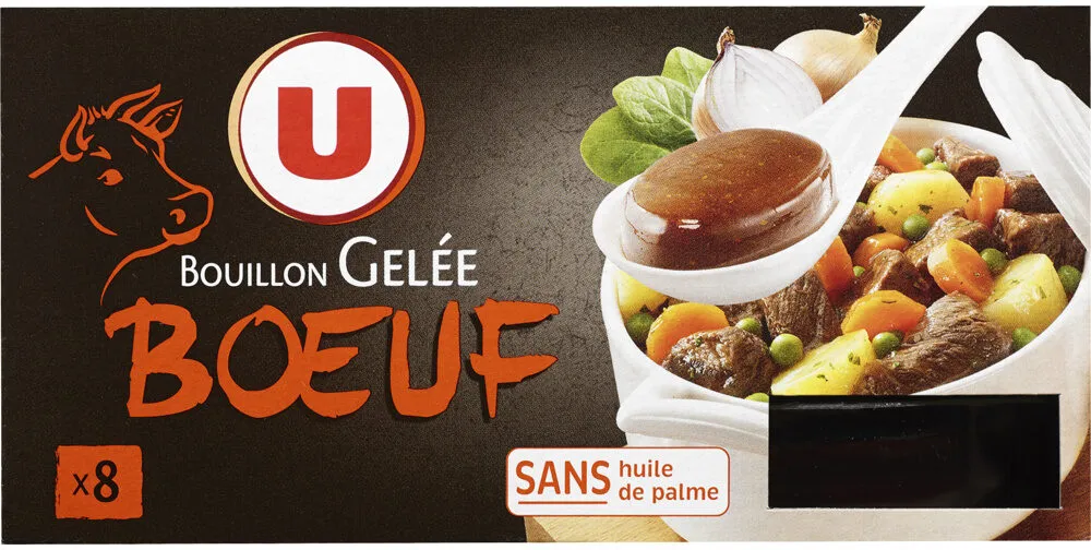Bouillon gelée boeuf