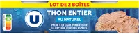 Thon listao au naturel pêché ligne x2 - 280g