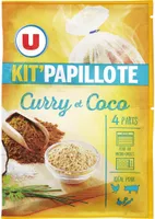 Kit papillote curry et coco