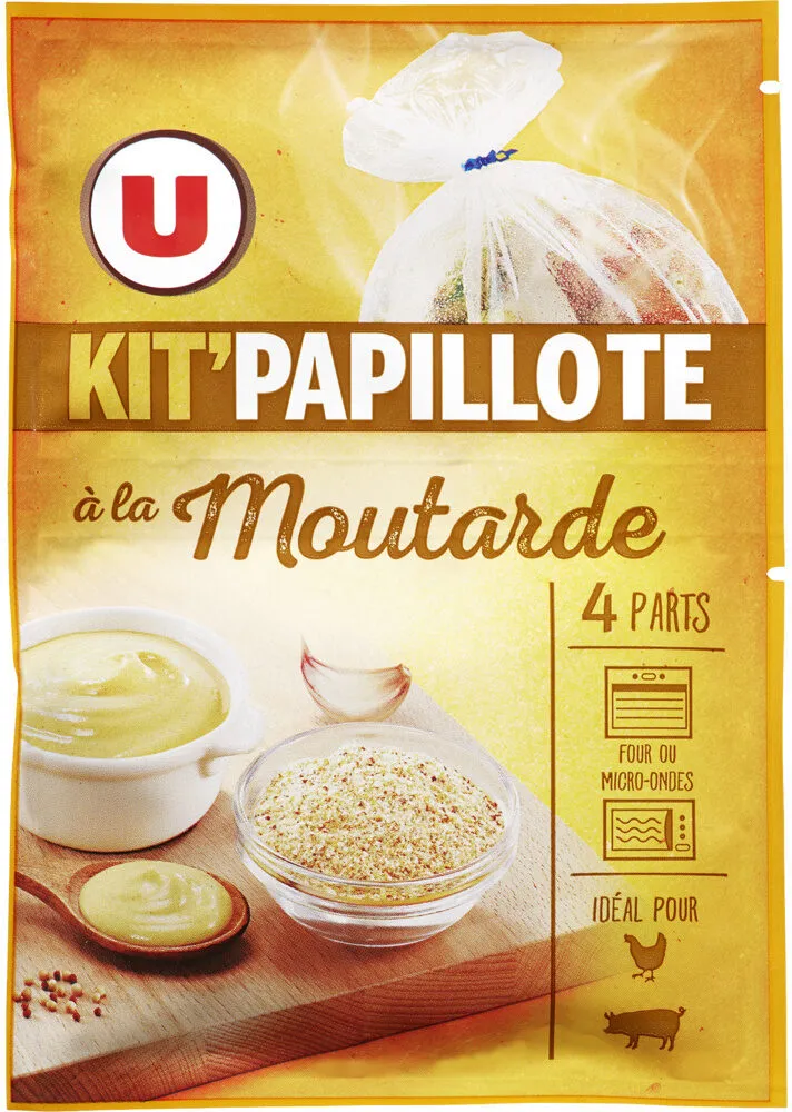 Kit papillote à la moutarde