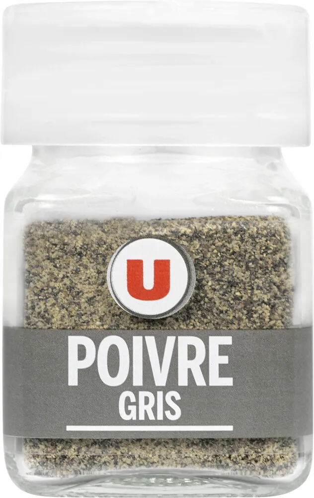 Poivre gris moulu petit format, 18g