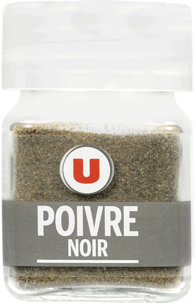 Poivre noir moulu format petit, 22g