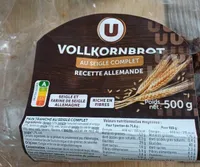 Vollkornbrot au Seigle complet