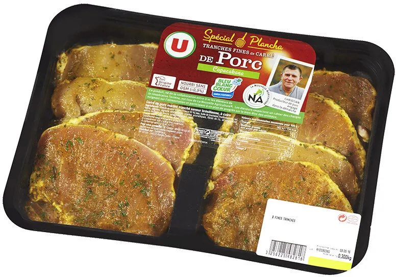 Fine tranche carré de porc Copacabana