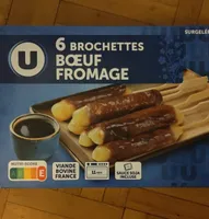 Brochettes boeuf fromage
