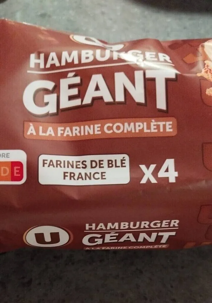 Pain pour Hamburger géant complet - x4 330g