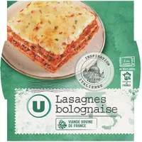 Plat cuisiné Lasagnes à la bolognaise barquette micro-ondable, 300g