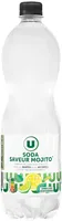 Boisson gazéifiée citron, citron vert et menthe avec sucre et édulcorant, 1,5L