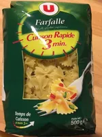 Pâtes Farfalles cuisson rapide 500g