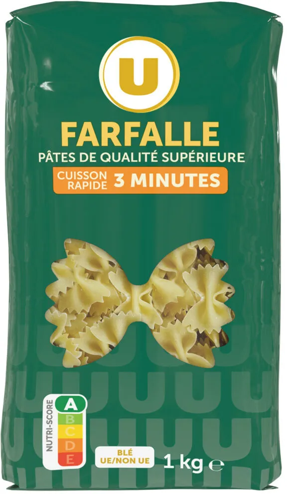 Pâtes Farfalles cuisson rapide 1kg