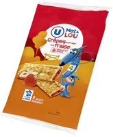 Crêpes fourrées à la fraise