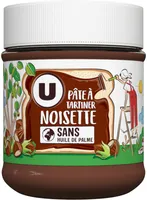 Pâte à tartiner aux noisettes sans huile de palme