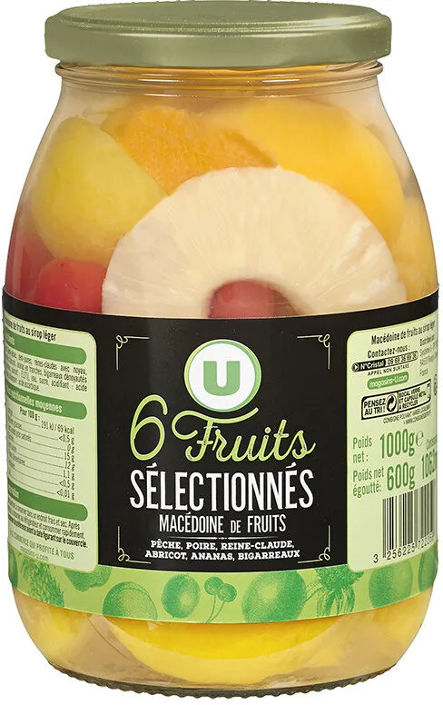 Macédoine de fruits au sirop léger