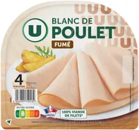 Blanc de Poulet fumé - x4 tranches, 120g