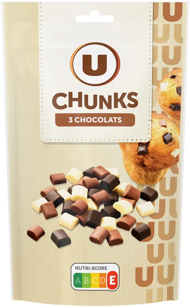 Chunks 3 chocolats 100g