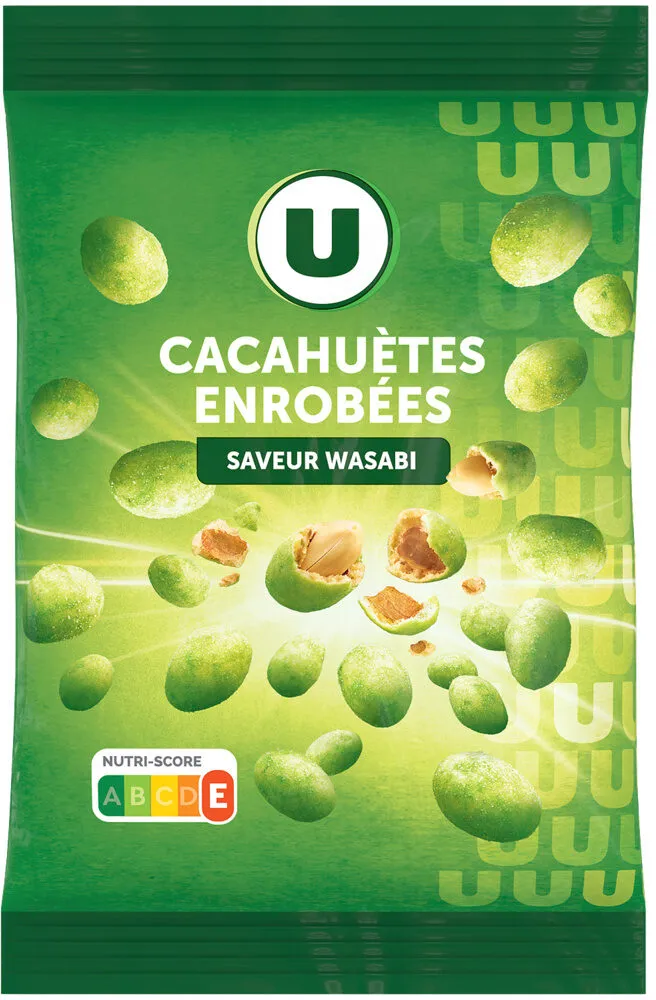 Cacahuètes enrobées saveur wasabi 150g