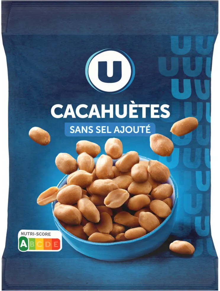 Cacahuètes grillées sans sel ajouté paquet de 150g