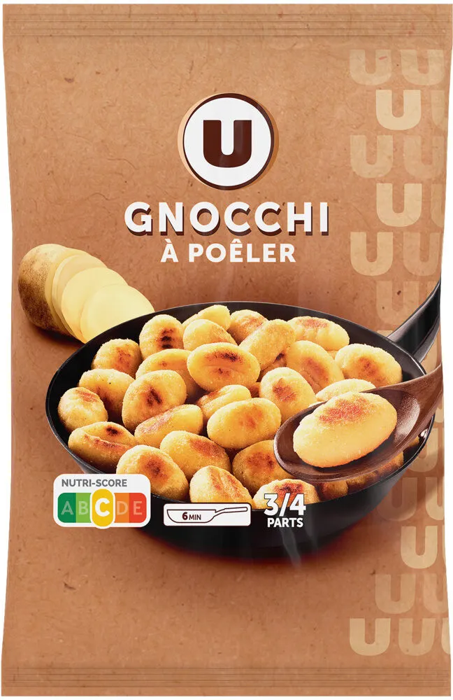 Gnocchi à poêler, sachet de 500g
