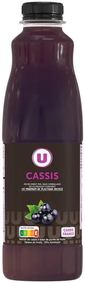 Nectar de cassis de Bourgogne bouteille de 1l