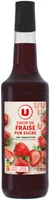 Sirop de fraise bouteille en verre de 70cl