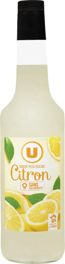 Sirop de citron bouteille de 70cl