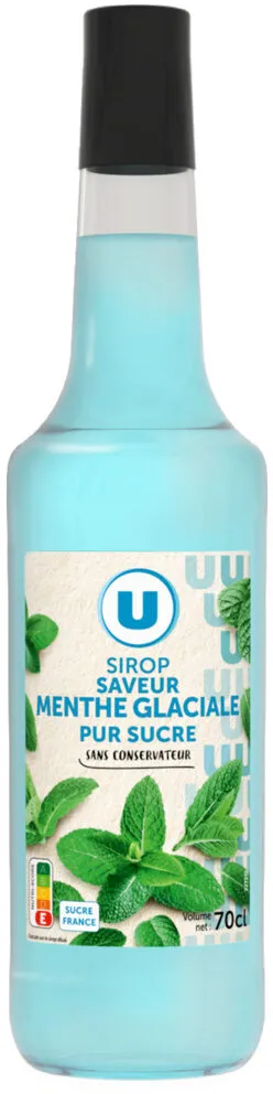 Sirop de menthe glaciale bouteille de 70cl