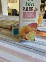 Pur jus cocktail orange, mandarine et pamplemousse rose - 1L