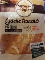 Gâche tranchée pur beurre Saveurs de nos régions
